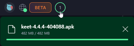 Sharing Files and Media 🗃️ When the file download is complete, the status will update:.