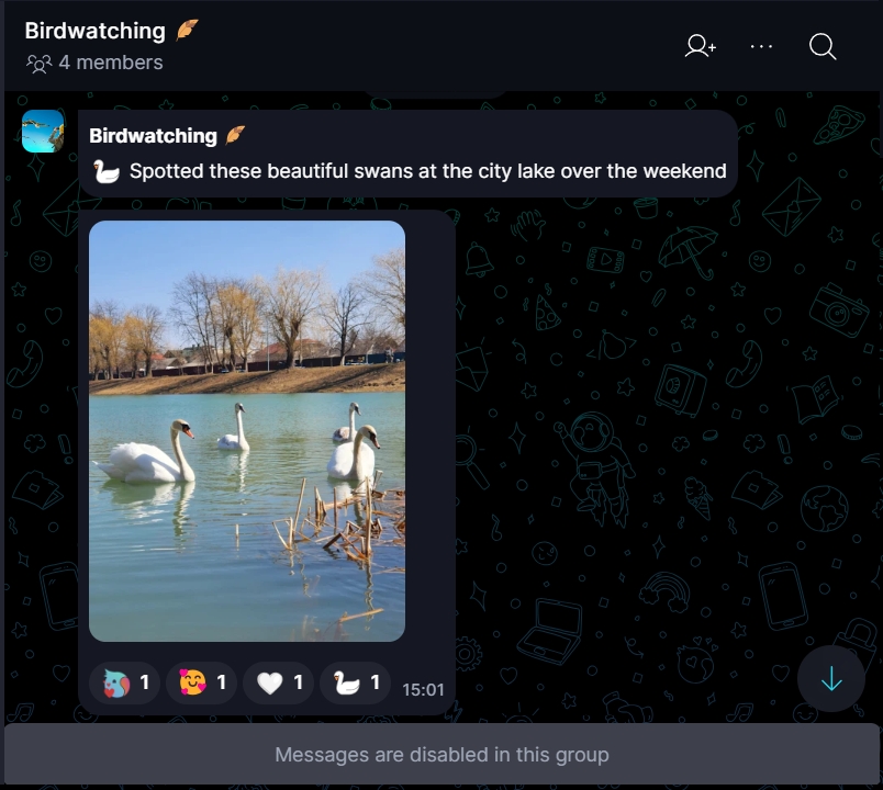 Create a Group π² You can create a read-only group chat (channel) where only you and selected moderators can post, and then iβ¦.