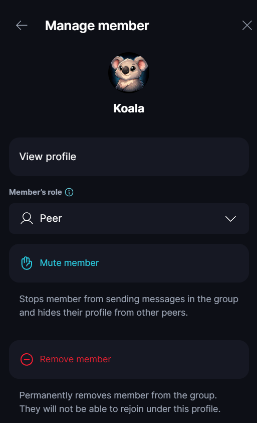 Group Moderation ⚖️ The list of reported users is available under 'Group options' / 'Reported Members'. Selecting a member from….