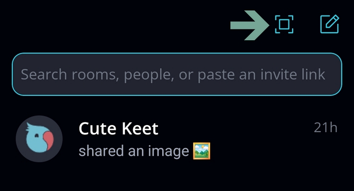 Joining Groups ποΈ On your mobile device, tap the βπβ button on the top right of the screen, allow access to your camera and β¦.
